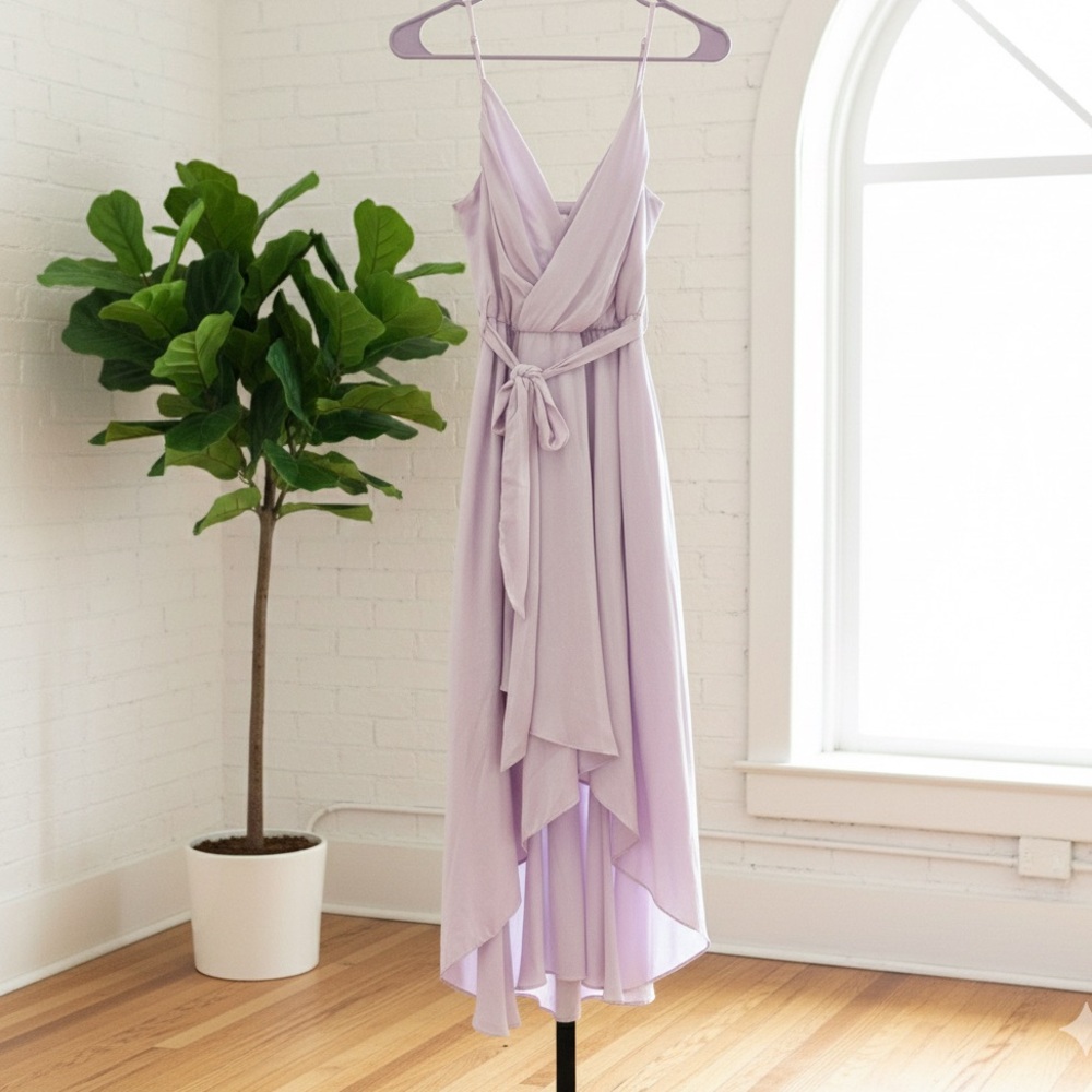 Hello Molly Lilac High Low Dress